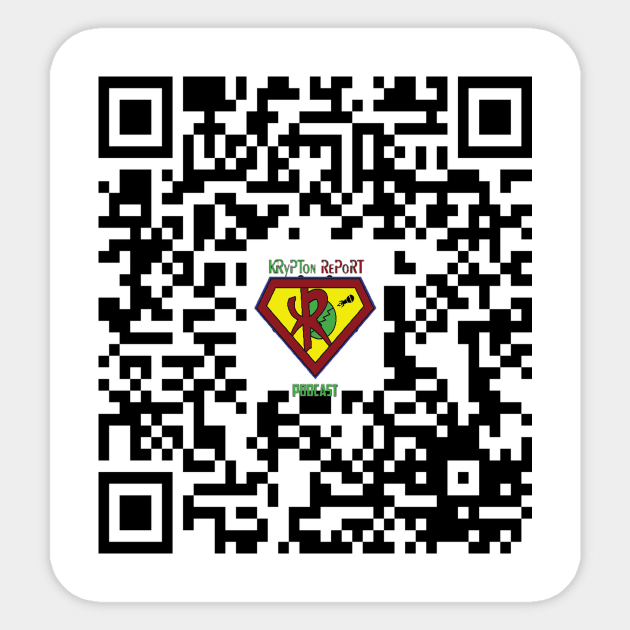 QR for The Krypton Report. Sticker by Krypton Report Podcast 